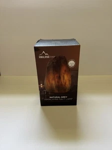 NEW Himalayan NATURAL GREY SALT LAMP 9” Tall; Dimmer Switch; By Himalayan Shop - Picture 1 of 6