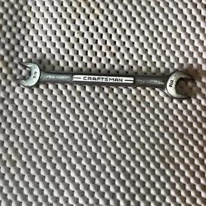 "Llave de extremo abierto vintage -Craftsman- One Line serie V 3/8"" x 7/16""" - Imagen 1 de 6