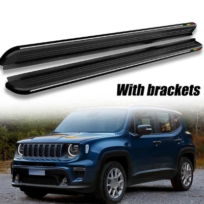 2 piezas estriberas aptas para Jeep Renegade 2015-2026 barras Nerf escalón lateral Foto 1 de 4