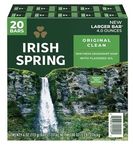 Irish Springs Seife, original sauber - 4 Unzen, 20 ct. - Bild 1 von 9