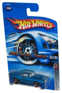 Hot Wheels Red Line 5/5 (2006) Blue 1969 Pontiac Firebird Toy Car #100 - Picture 1 of 1