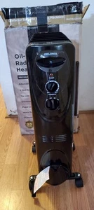Pelonis PHO15A2AGB 1500W Portable Oil Filled Radiator - Black - Picture 1 of 7