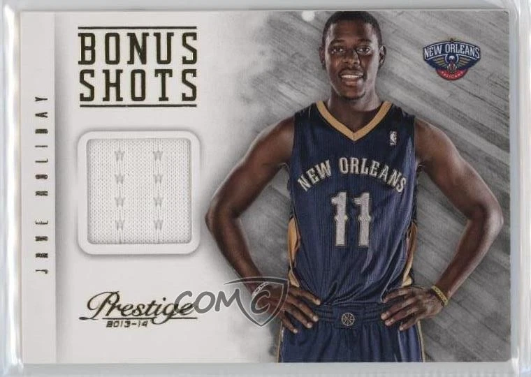 2013-14 Panini Prestige Bonus Shots Materials Jrue Holiday #74 - Image 1 of 2