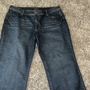 Seven 7 Women's Plus Blue Summer Denim Jeans Size 22 Logo Pockets New - Picture 1 of 18