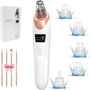 2025 Blackhead Remover Pore Vacuum,Facial Pore Cleaner-5 Suction Power,5 Probes, - Picture 1 of 12
