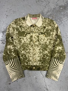 AW2001 Roberto Cavalli Zebra Fury Cawprint Movement Jacket (S) - Picture 1 of 12