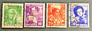 Schweiz, Michel Nr. 306 - 309, gestempelt - Picture 1 of 1