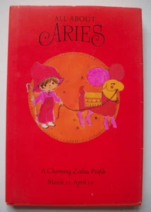 All About Aries Hallmark Zodiac book Dean Walley Lois Jackson Illustrator 70's - Picture 1 of 15