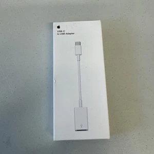 Apple USB-C to USB Adapter for Mac A1632 - Genuine (MJ1M2AM/A) - Picture 1 of 5
