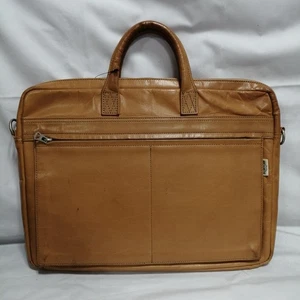 Porter Brown Leather Business Bag - Picture 1 of 8