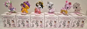 Tokidoki Unicorno Kirschblüte Serie 2 6er Set mit Box *KEIN Verfolger, siehe Bilder - Bild 1 von 6