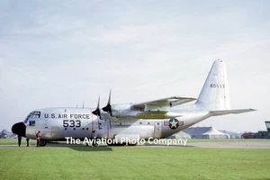 US Air Force 322 AD C-130A Hercules 56-0533 at RAF Waddington (1963) Photograph - Picture 1 of 1