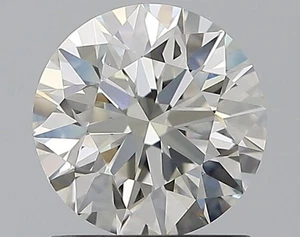 Round 0.99 Carat Cert. AGI Natural Mined Diamond Loose H color VS1 clarity - Picture 1 of 2