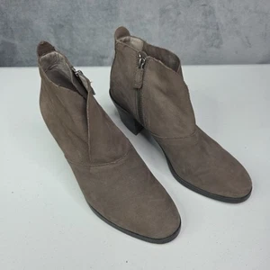 Eileen Fisher Murphy Intaglio Brown Leather Bootie Size 8 Women’s - Picture 1 of 10