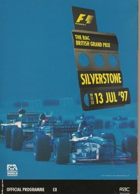 1997 Formula-1 The British Grand Prix Silverstone Program - Image 1 of 3