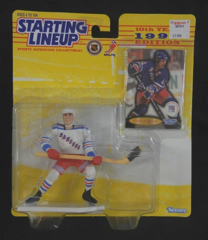 NEW YORK RANGERS Mark Messier Hockey Legend, 1997 SLU Figure Cover