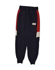 MCKENZIE Mens Graphic Tracksuit Trousers Joggers Small Navy Blue BH26