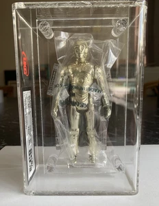Star Wars Vintage Kenner c3po R/Limbs ROTJ C-BAGGIE 1983 C-3PO UKG 85 - Picture 1 of 3