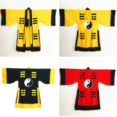 Chinese Traditional Taoist Priest Robe Gown Fancy Dress Costume Cosplay - Bild 1 von 4