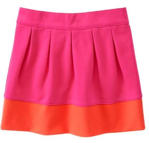 Gymboree Valentine's Day Colorblock Skirt Orange Size 8 10 12 MSRP $27 NWT  - Image 1 of 1
