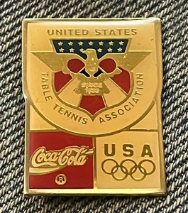 Pin Olímpico de Tenis de Mesa ~ 1992 Barcelona ~ Patrocinador ~ Coca-Cola ~ Coca-Cola - Imagen 1 de 2