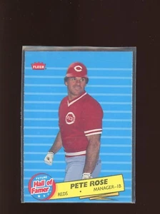 1986 Fleer Insert #1 Pete Rose Hall of Famer Nice See Scans - Picture 1 of 2