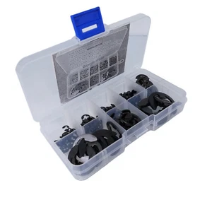 AU Stock200x E-Clip Snap Ring Assortment Kit 3mm 4mm 5mm 6mm 8mm 9mm 12mm 15mm - Picture 1 of 1
