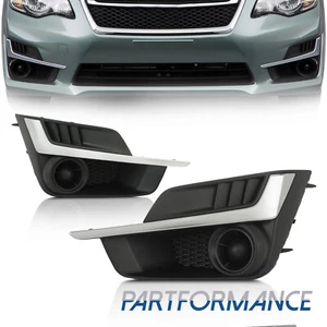 For 2015-2016 Subaru Impreza Fog Light Bezel Cover Chrome Left&Right SU1038111 - Picture 1 of 12