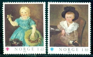 1979 Year of the Child,Girl,Boy portrait,Toy horse,flowers,Hat,Norway,Mi.793,MNH - Picture 1 of 1