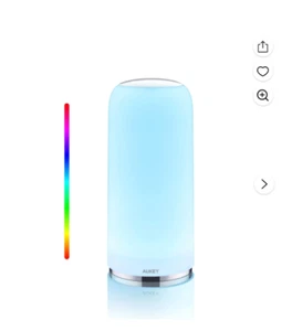 AUKEY LT-T7 Touch Control RGB Table Lamp – Dimmable & Color Changing - Picture 1 of 3