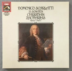 G589 Scarlatti 33 Piano Sonatas Zacharias 3LP EMI 1C 137 29 0349 3 Digital St - Picture 1 of 4