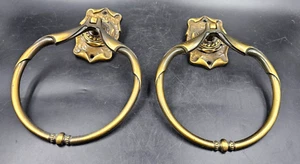 2 Vintage Amerock Carriage House 6” Towel Ring Holder # 9056-5 Bathroom Holders - Picture 1 of 4