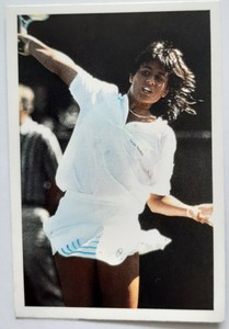 A QUESTION OF SPORT - GABRIELA SABATINI CARD (VERY GOOD CONDITION)