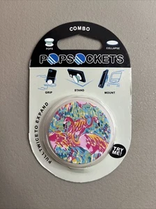 Impugnatura telefono stampa fenicottero Popsocket originale nuova - Foto 1 di 1