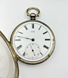 Antique c.1800's Pocket Watch Swiss Baume Geneve C.B. Swiss Fine Silver (900) AF - Picture 1 of 13