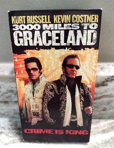 3000 MILES TO GRACELAND Kevin Costner VHS 2001 Rated R 21188 - Picture 1 of 5