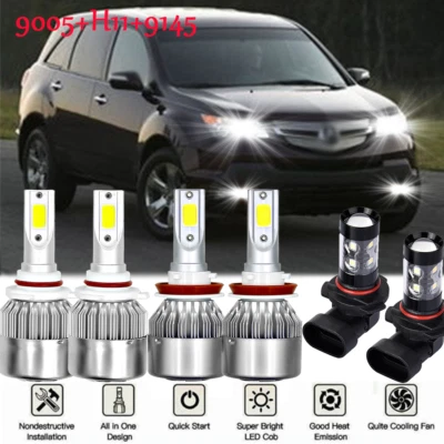 Kit combinado de luces antiniebla LED de haz alto/bajo COB para Acura MDX 2004-2006 6000 K COB Foto 1 de 4