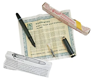 koh-i-noor rapidograph #3060 Techincal Fountain Pen #2 in #00 Box Extra Tip #82 - Picture 1 of 1