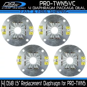 DS18 PRO-TWN5VC Replacement Diaphragm for PRO-TWN5 4-ohm 1.5" Voice Coil Recone - Picture 1 of 2