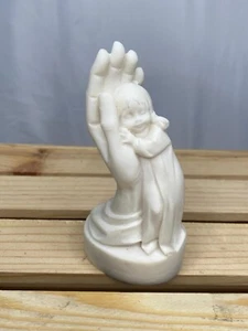 L@@K: Vintage MASKA FIGURINE God's Hand with Child MADE IN GREECE BEAUTIFUL - Picture 1 of 6