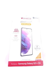 ZAGG Samsung Galaxy S21+ 5G Glass Fusion+ Screen Protector with Anti-Microbial - Photo 1 sur 2