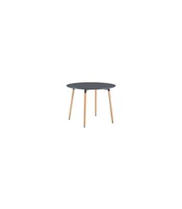 ADEC, Mesa redonda fija Md-Nordika-100 acabado gris/haya, 75cm(alto) 100cm(ancho - Imagen 1 de 3