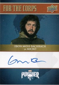 The Punisher Season 1, Ebon Moss-Bachrach (Micro) Autograph Card FTC-ME