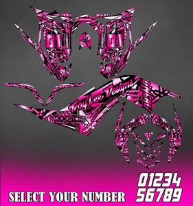 Yamaha Raptor 700 Graphics kit 2006-2013 atv decals stickers - Foto 1 di 1