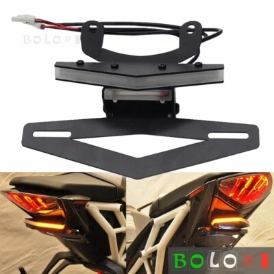 Luces LED traseras de señal de giro eliminador de guardabarros para KTM 1290 Super Duke R 2014-19 Foto 1 de 4