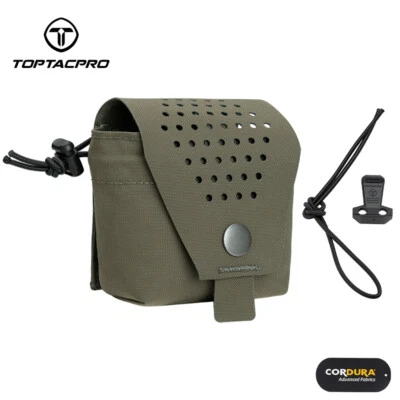 TOPTACPRO Tactical MOLLE Single Frag Pouch Grenade Pouch Gear for Belt Military