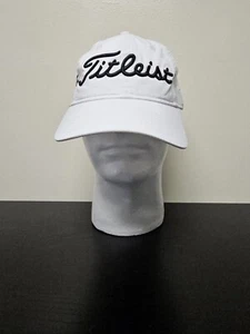 White Titleist Golf Hat Adjustable Unisex 97% Polyester - Picture 1 of 6