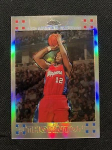 2007-08 Topps Chrome Refractor 128 AL THORNTON Clippers #/1499 Rookie Card RC - Picture 1 of 2