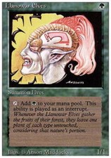 4x Llanowar Elves ~ Near Mint 3rd Edition Revised MTG Magic x4 4 UltimateMTG Pla