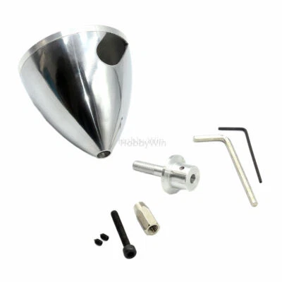 2 slot Aluminum Spinner 64mm 2.5in for 5mm shaft motor RC Model Airplane Warbird - Image 1 of 4